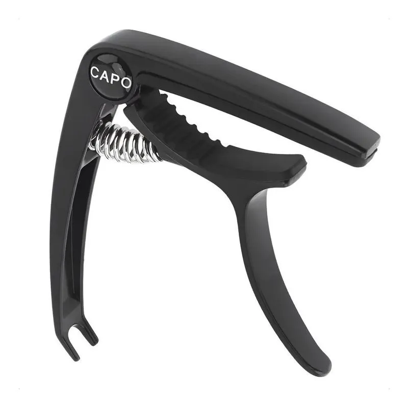 Capotraste Profissional Guitarra Violão: Som Limpo + - Preto