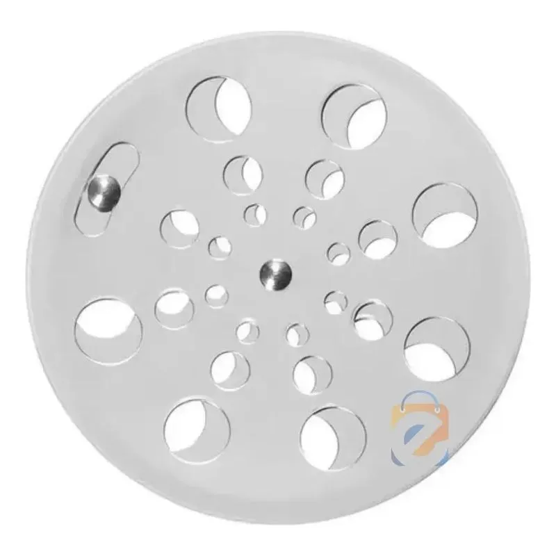 10x Grelha Tampa Para Ralo Redonda 15x15 Abre E Fecha Com F