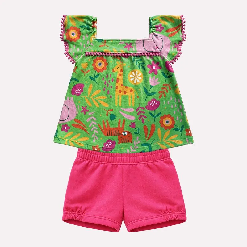 Conjunto Infantil Menina Bichinhos Kyly 1002055.700021.1