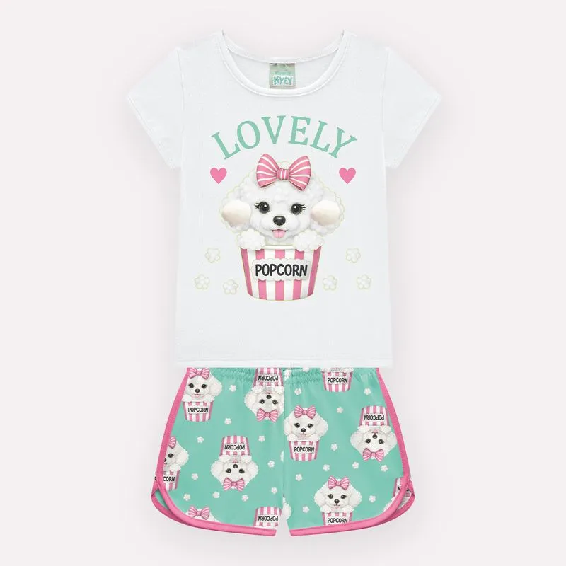 Pijama Infantil Menina Cachorrinho Kyly 1002186.0001.3