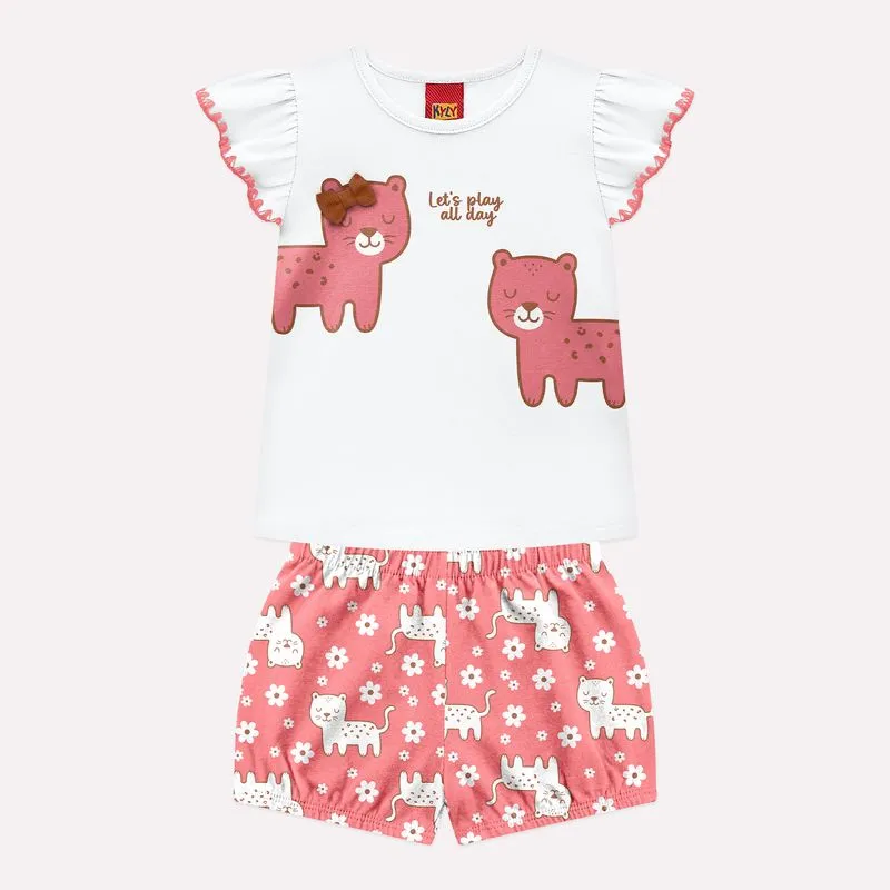 Conjunto Infantil Menina Bichinho Kyly 1002053.0001.1