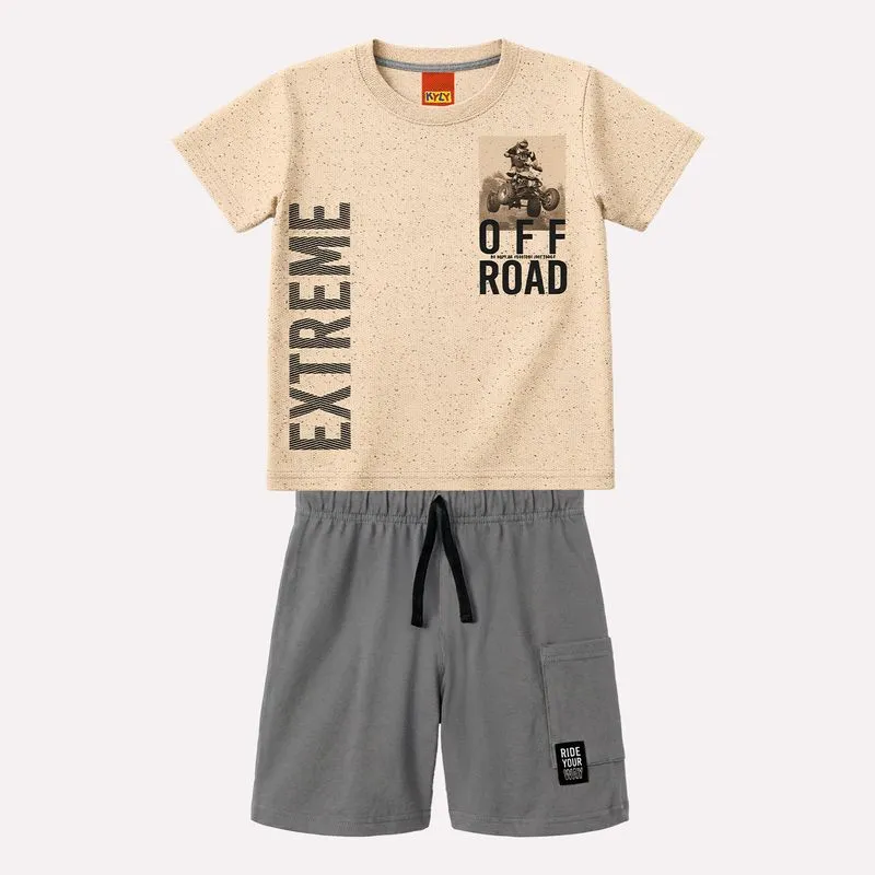 Conjunto Infantil Menino Lettering Kyly 1002153.8550.6