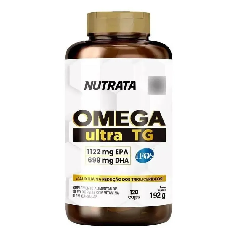 2x Omega-3 Ultra Tg Epa/dha 120 Cápsulas Com Selo Nutrata Sa