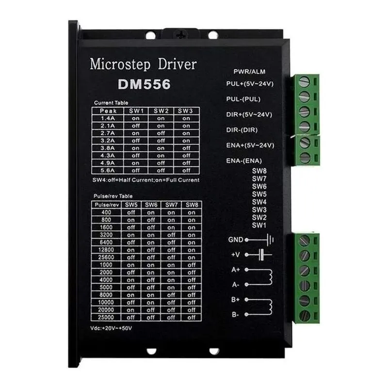 Driver Dm556 Para Motor De Passo Nema 23 5.6a
