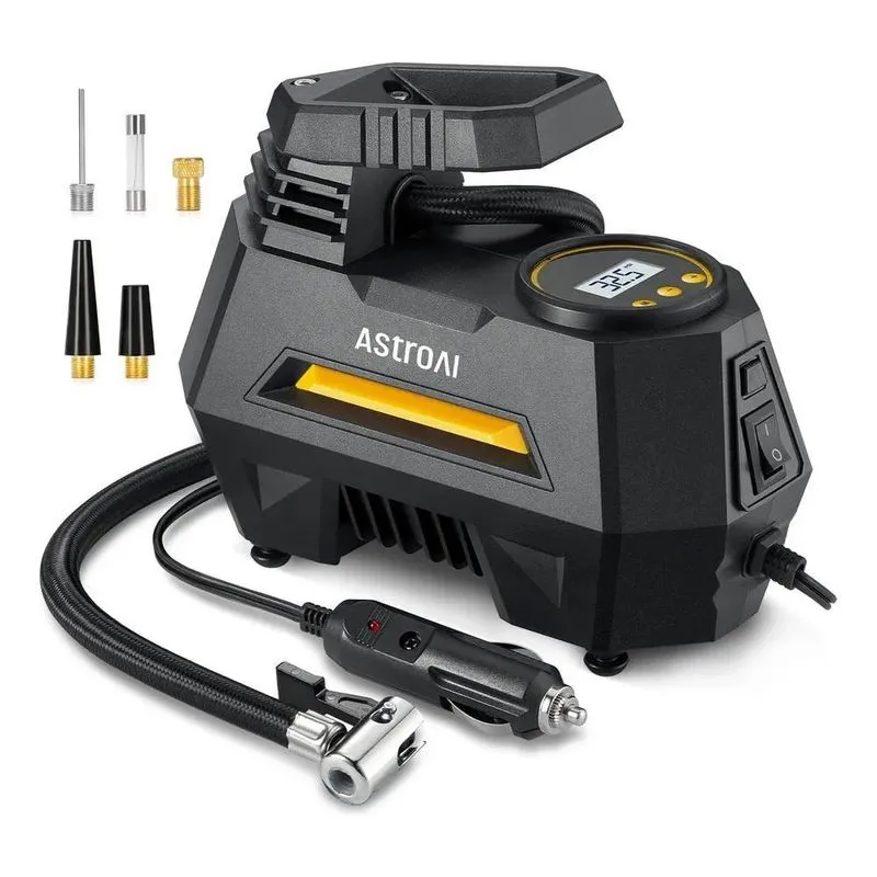 5x Inflador De Pneus Bomba De Ar Portátil Com Compressor Ace