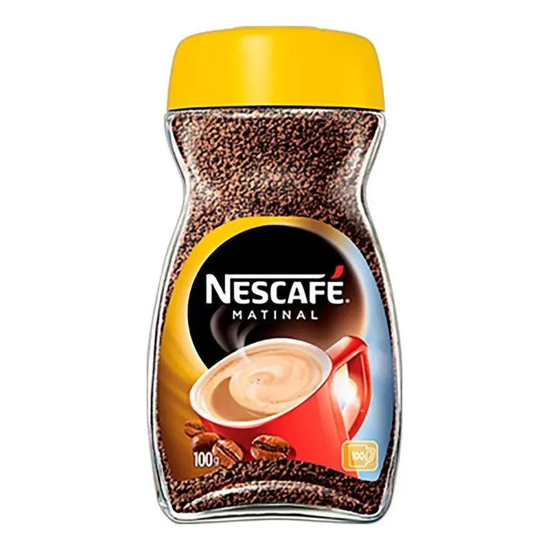 5x Café Solúvel Nescafé Matinal Vidro 100g