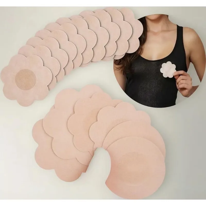 Kit 100 Adesivo Tapa Mamilo Protetor Bico Seio Peito Aureola