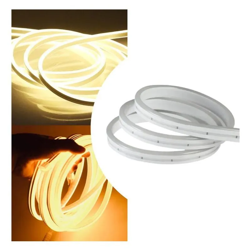 2x Fita Led Neon 5 Metros Mangueira Corte 2,5cm Cor Da Luz B