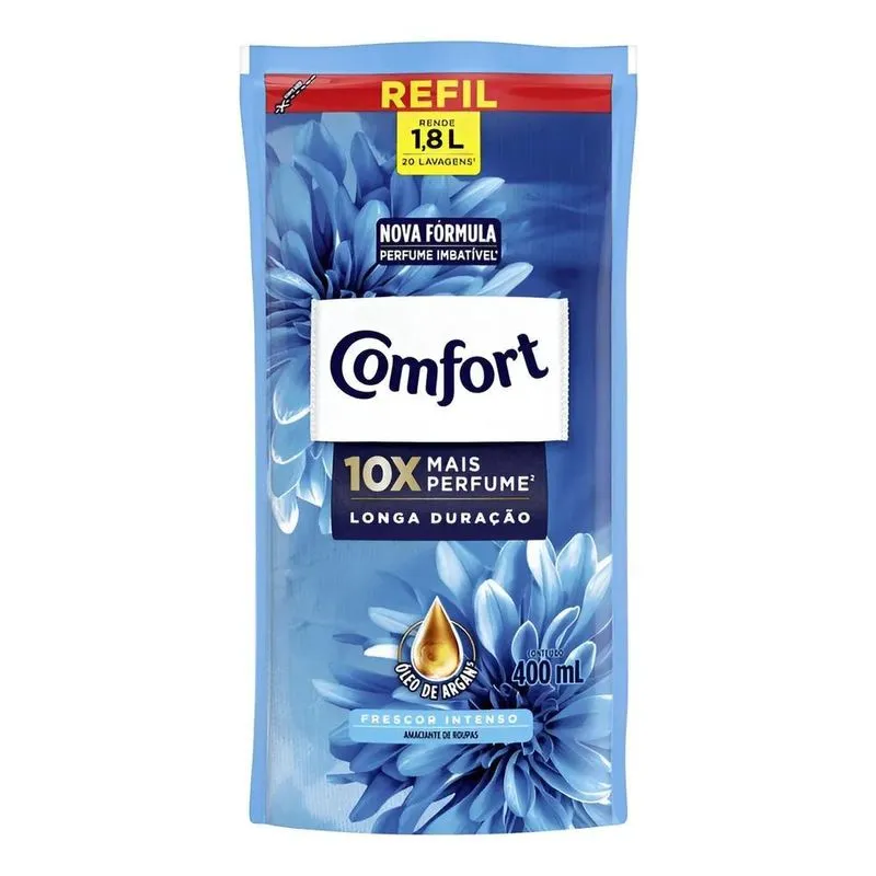 Amaciante Concentrado Comfort Mais Perfume Refil 400ml