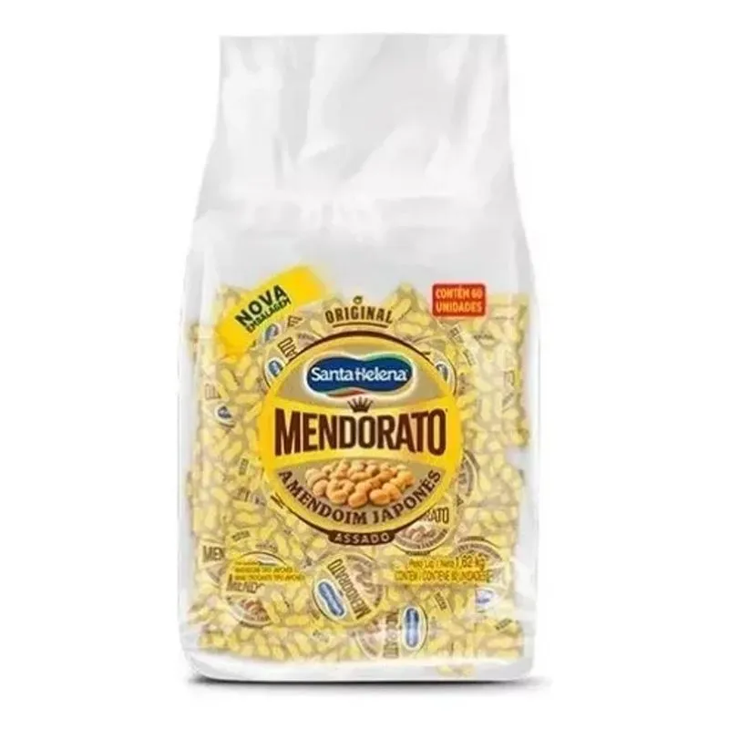 5x Amendoim Japonês Mendorato Santa Helena - 60 Un 24g Cad