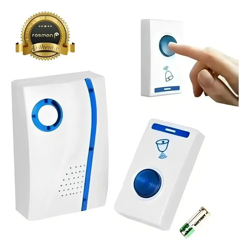 10x Campainha Residencial Sem Fio Wireless 100 Mts Prova Dá