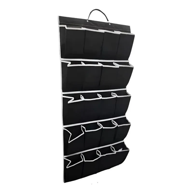 Organizador Sapatos Sapateira Vertical Atrás Porta 20 Bolsos