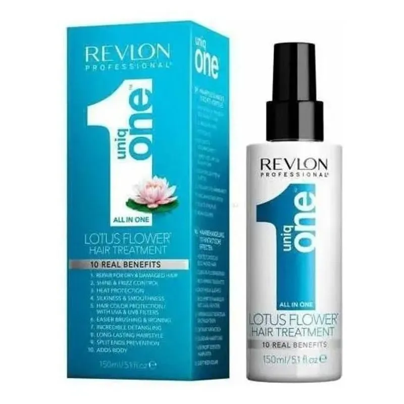 10x Leave In Revlon Uniq One Flor De Lótus Multibenefício 1