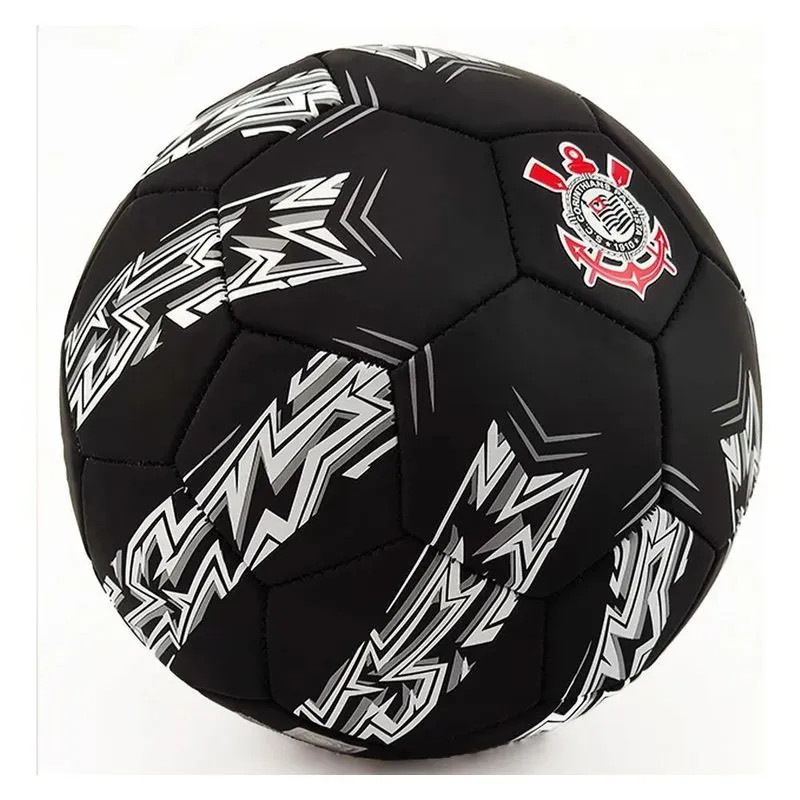 Bola De Futebol Licenciada Corinthians (sccp) N 5 Cor Preto