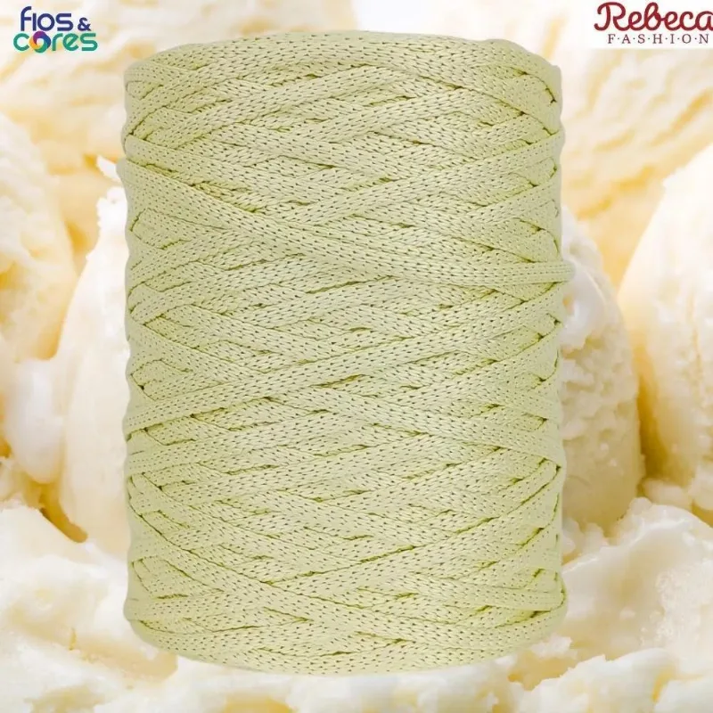 Fio Náutico 5mm 500g Poliéster: Artesanato Sofistica - Creme