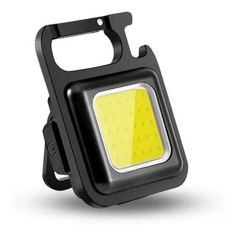 2x Lanterna Multifuncional Mini Glare Cob Chaveiro Pingente