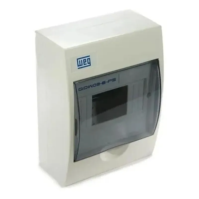 Quadro De Distribuicao Weg De Sobrepor 6 Disjuntor Din