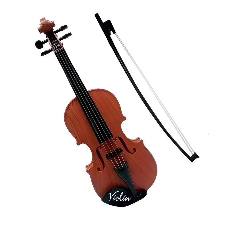 Violino Infantil Makeda Acustico Com 4 Cordas E Arco Cor Mar
