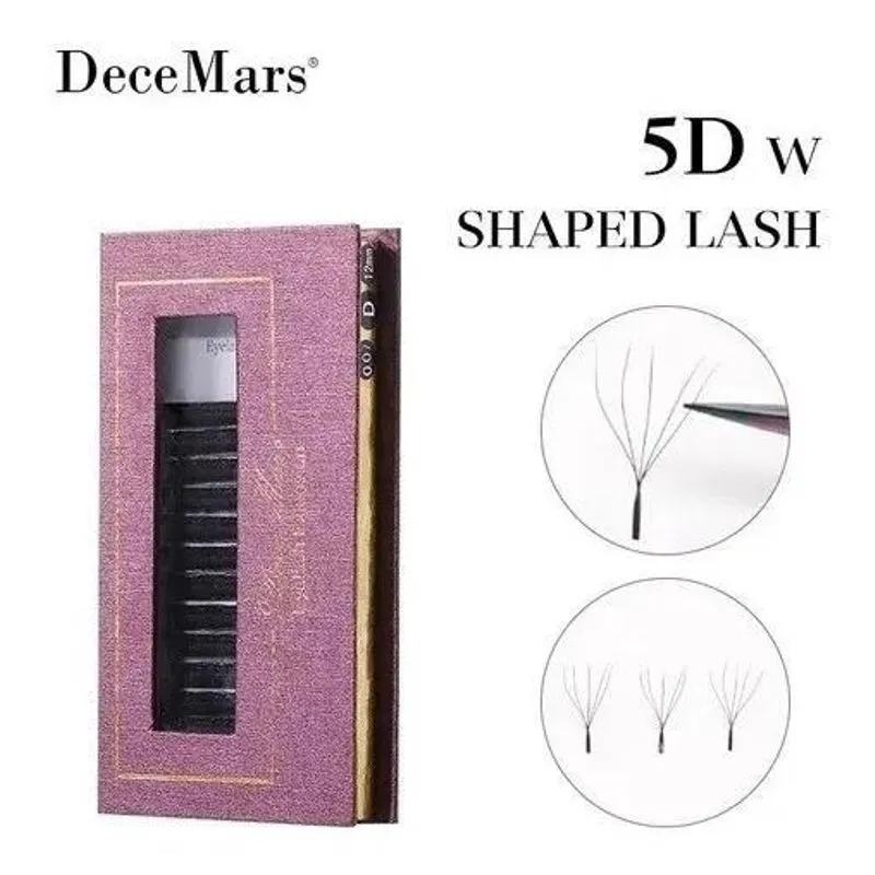 Cílios Decemars 5d W Volume Brasileiro, Egípcio 0, 12mm