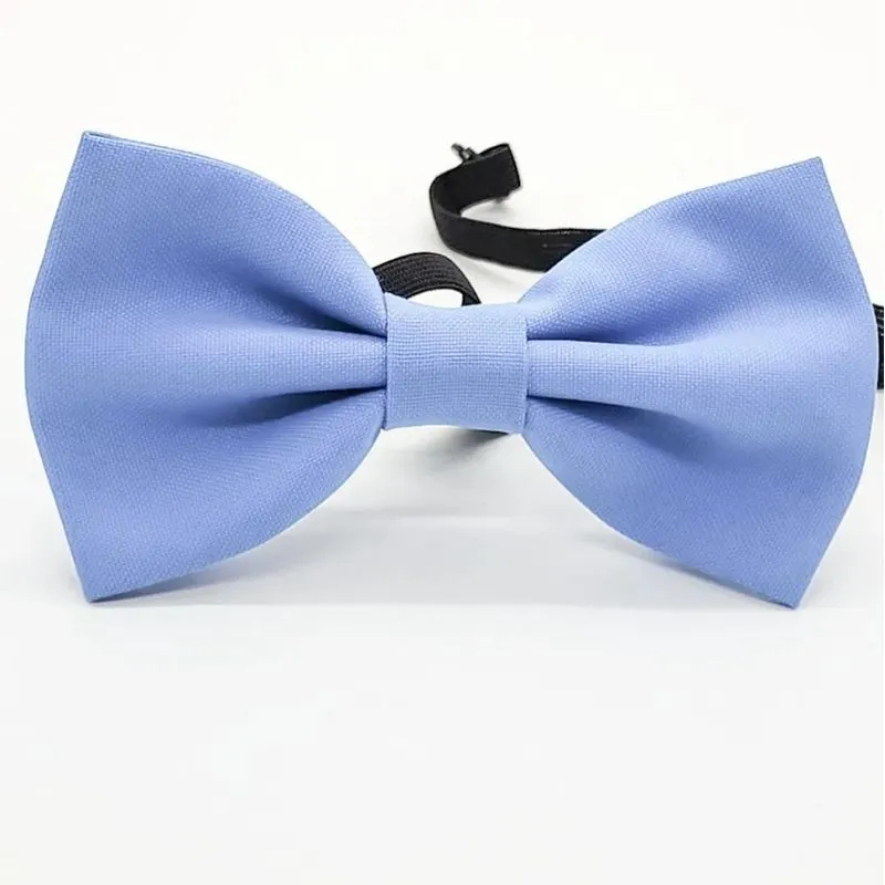 Gravata Borboleta Oxford Fosco: Elegância Aj - Azul Serenity