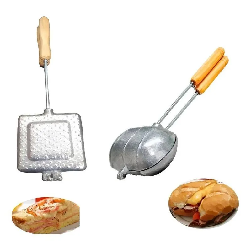 Kit Baurutex Tostex Pão Forma Francês Sanduicheira Aluminio