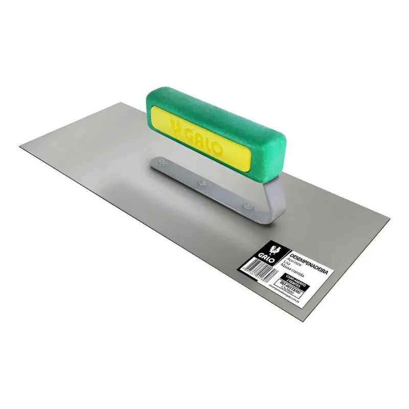 Desempenadeira Aço Inox Lisa Massa 12x29 Cm - Galo 113/00