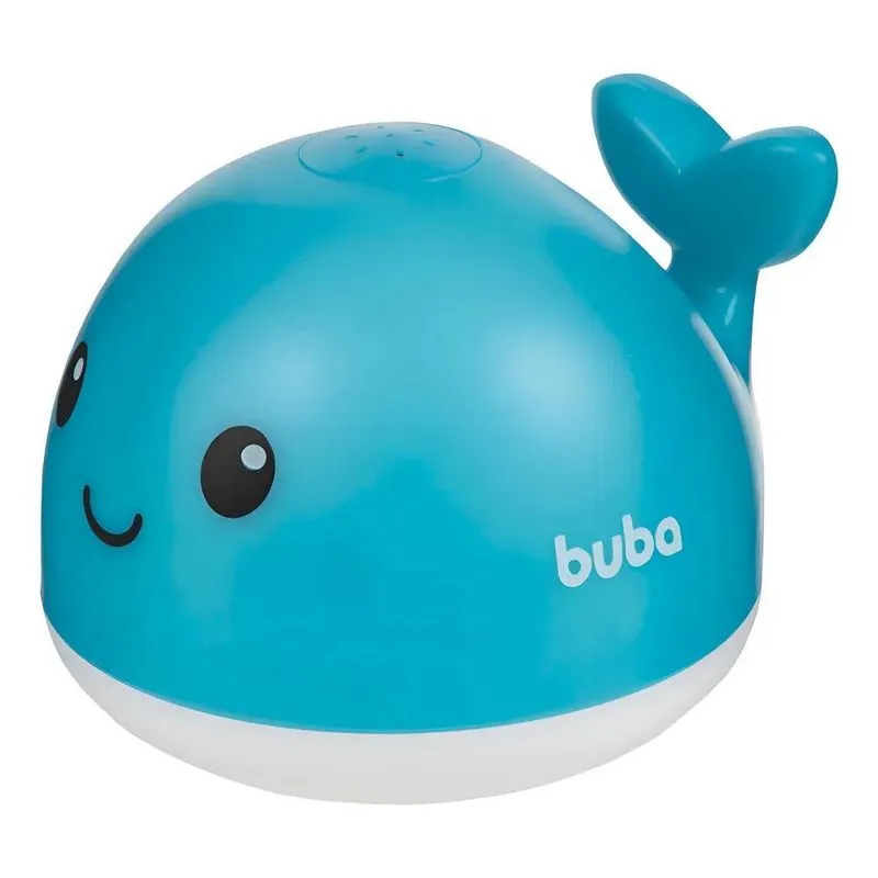 Brinquedo De Banho Baleia Esguicha Água Com Luz 18815 - Buba
