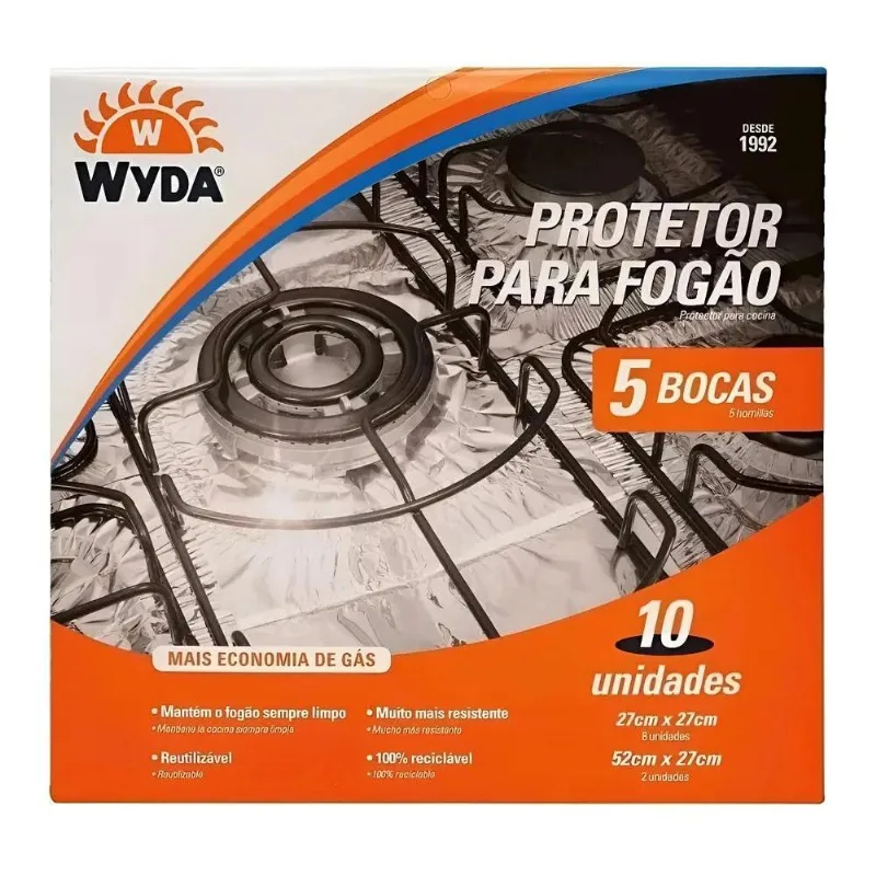 Protetor Para Fogão Wyda 10 Unidades