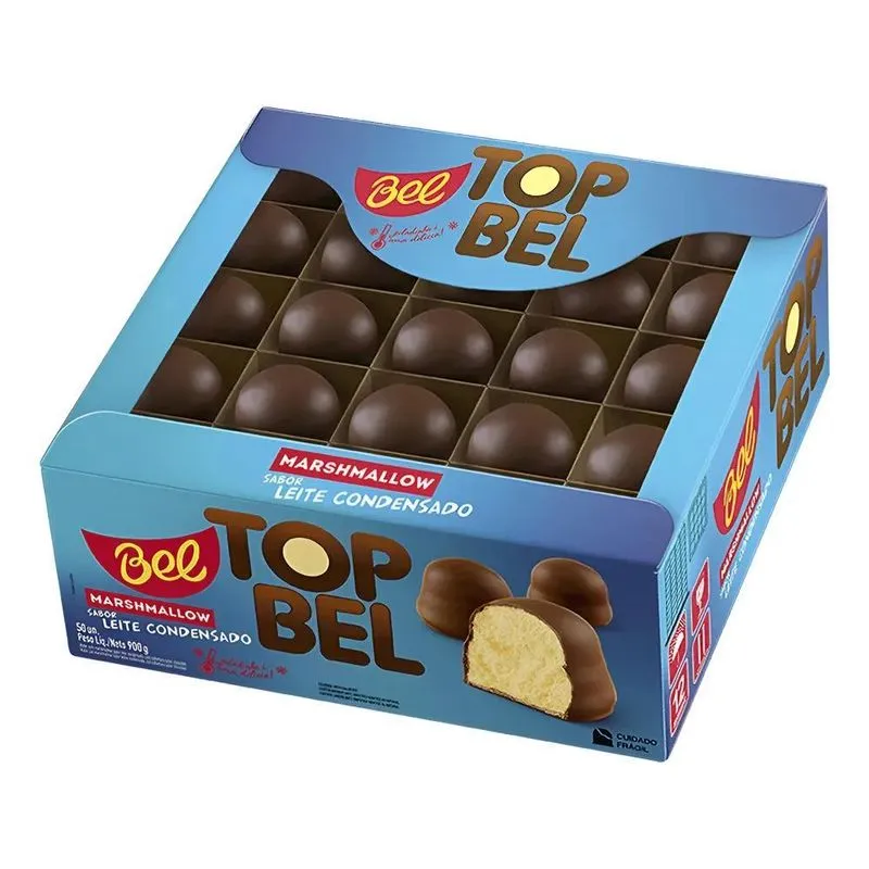 5x Top Bels Marshmallow Sabores - 900g