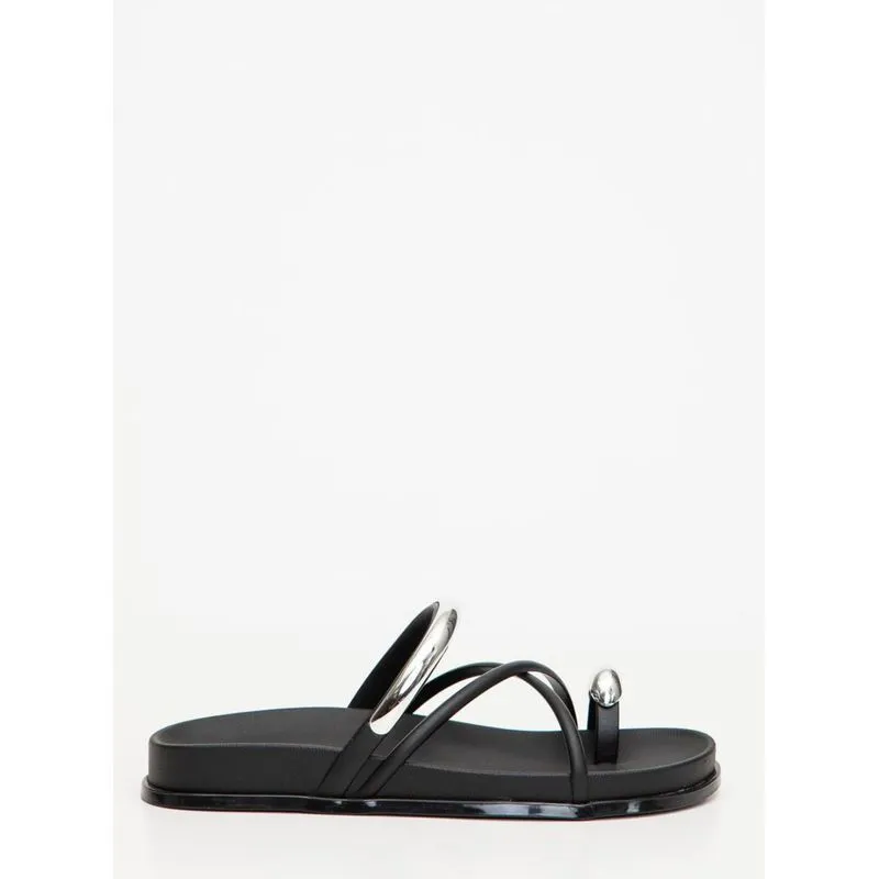 Chinelo Petite Jolie Ring Flat Preto PJ7798 36