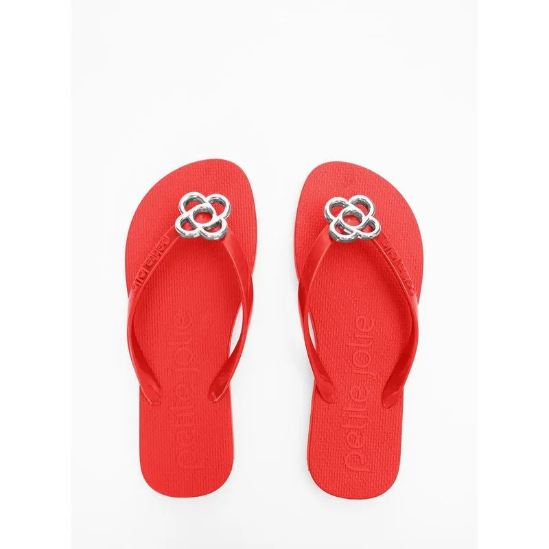 Chinelo Petite Jolie Fresh Tomate PJ6979 33-4