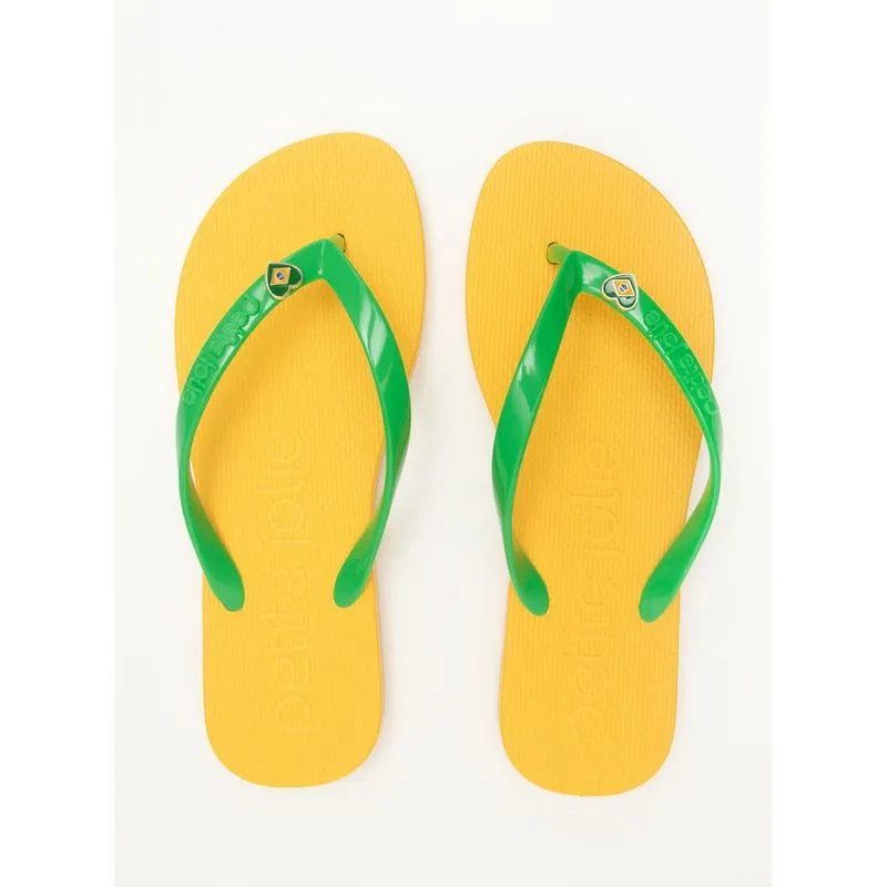 Chinelo Petite Jolie Fresh Menta New/Amarelo PJ7796 36