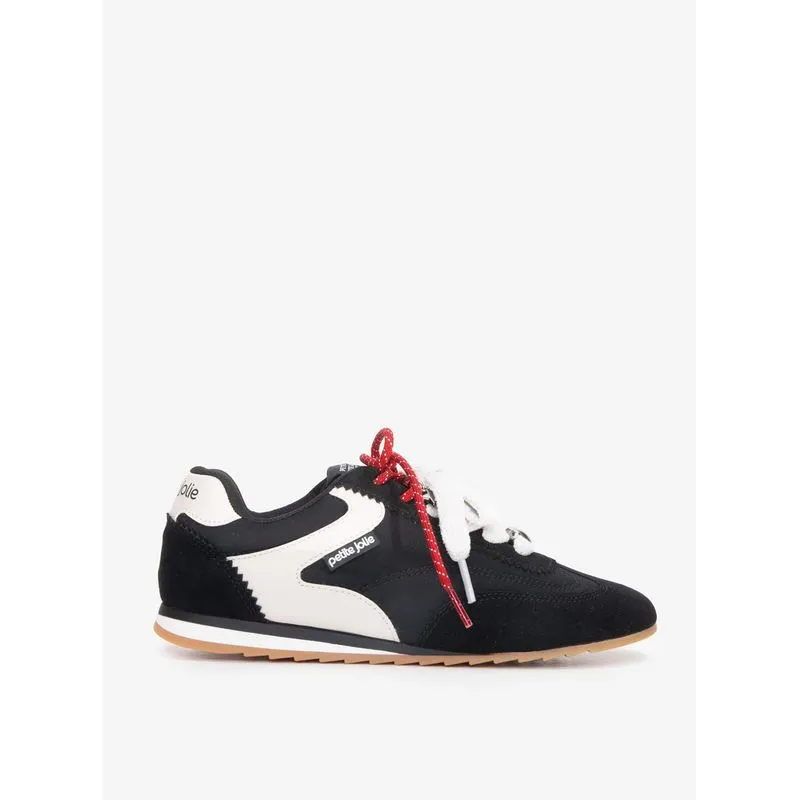 Tênis Petite Jolie Flat Sneaker Preto PJ7802 35