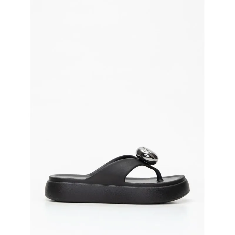 Chinelo Petite Jolie Hush Preto PJ7865 35