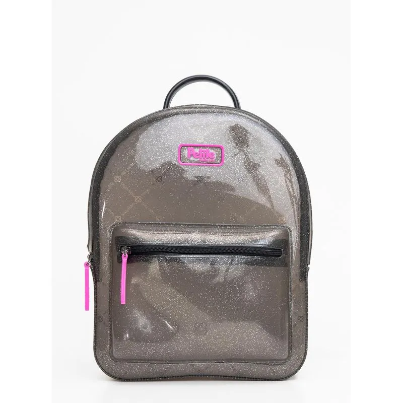 Mochila Infantil Lizzy In Maxi Glitter Preto PJ10582IN