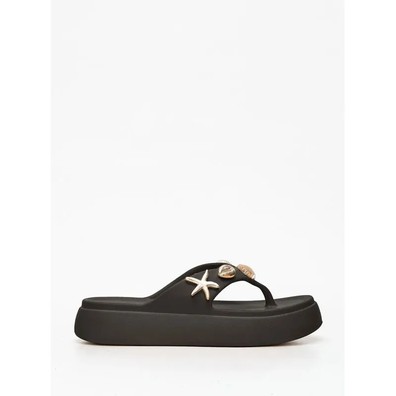 Chinelo Petite Jolie Hush Preto PJ7861 33-4