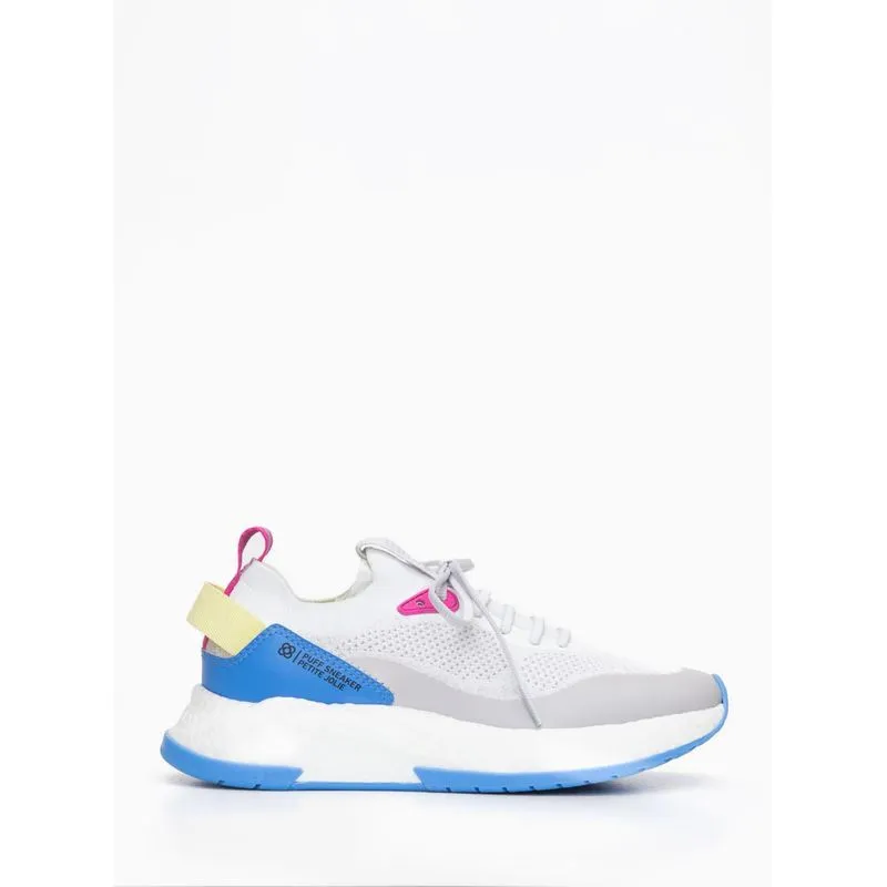 Tênis Petite Jolie Puff Sneaker Branco Multi/Blues PJ7130II 38