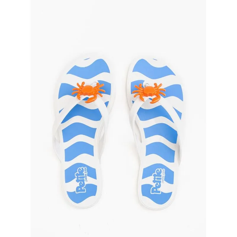 Chinelo Petite Jolie Lucky In White PJ7852IN 25