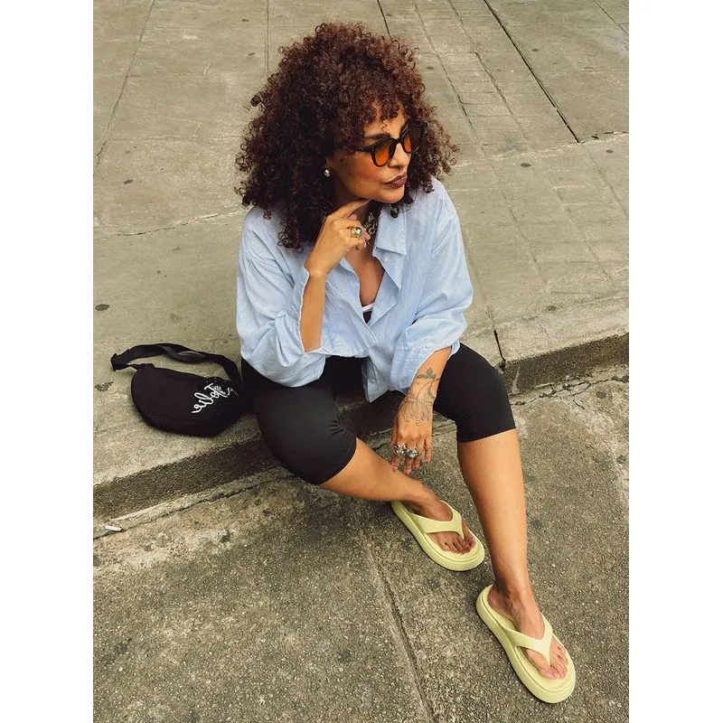 Chinelo Petite Jolie Hush Limão Light PJ7736 38