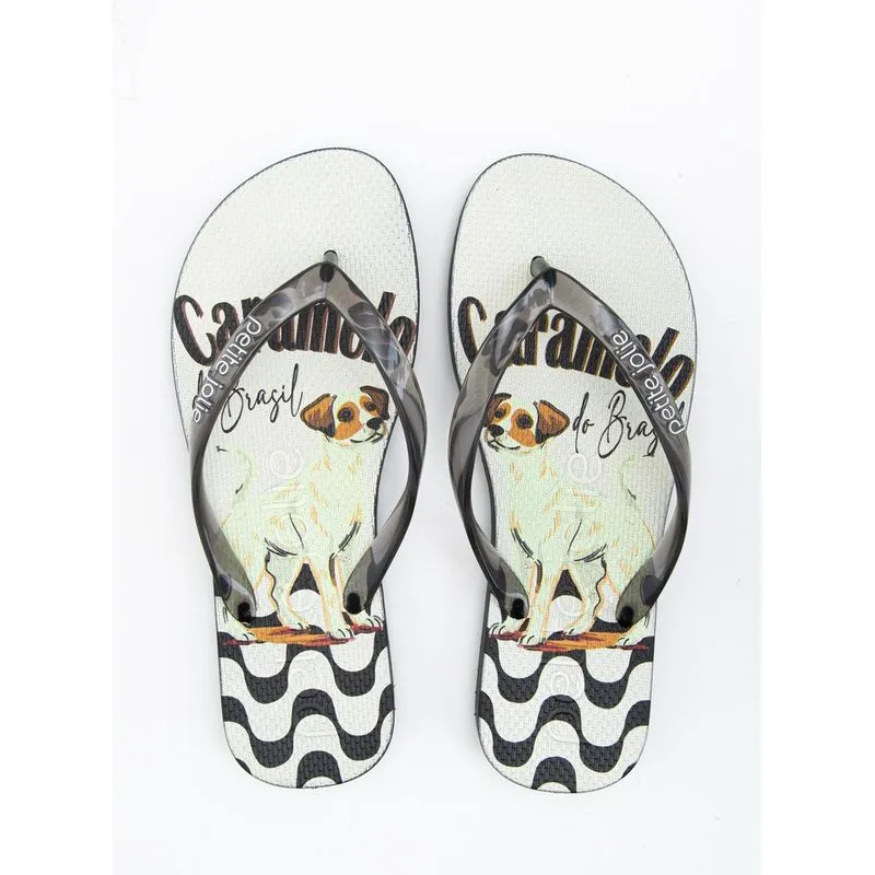 Chinelo Petite Jolie Fresh Preto/Pet Lovers 16 PJ6969 33-4