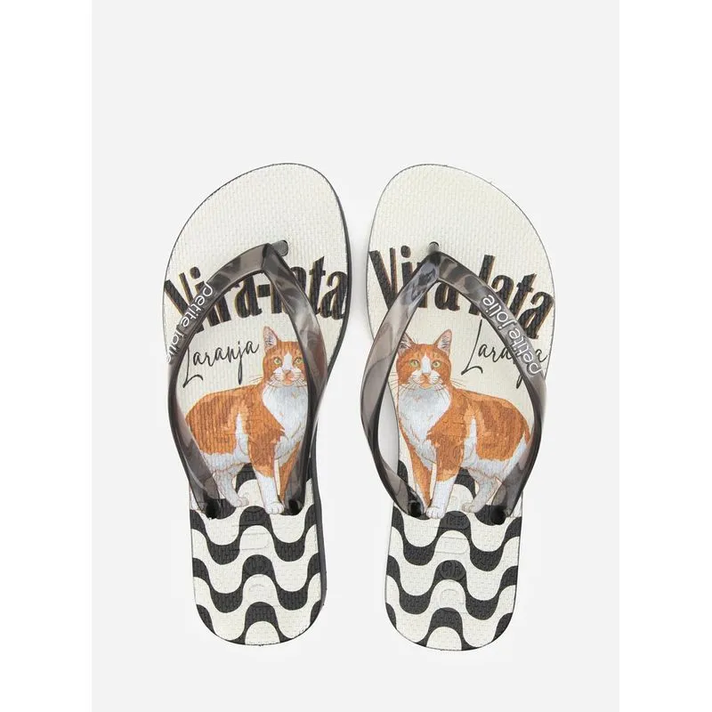 Chinelo Petite Jolie Fresh Preto/Pet Lovers 17 PJ6969 36