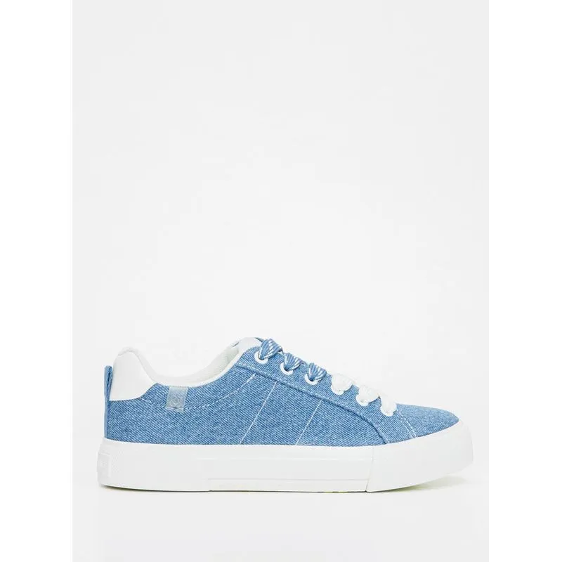 Tênis Petite Jolie Pump Jeans Blue/Limão PJ7535 36
