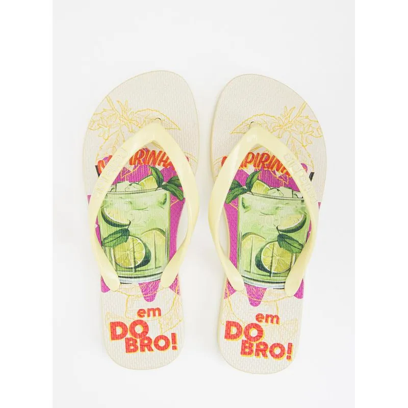 Chinelo Petite Jolie Fresh Limão Light/Brasilidades 2 PJ6969 38