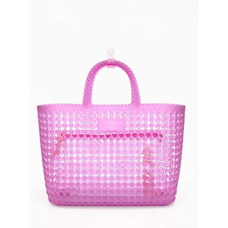 Bolsa Petite Jolie Leblon Fúcsia Translúcido PJ11421