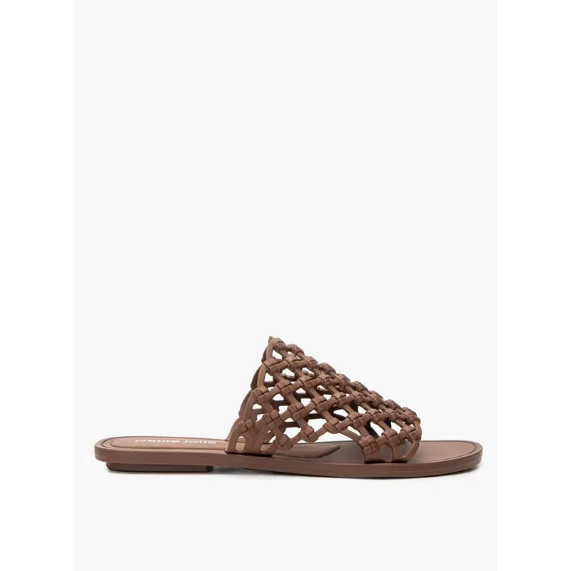 Chinelo Petite Jolie Leblon Flat Chocolate PJ7863 35