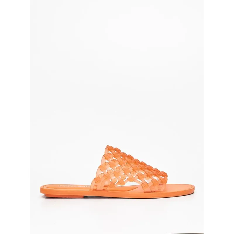 Chinelo Petite Jolie Leblon Flat Tangerina PJ7863 36