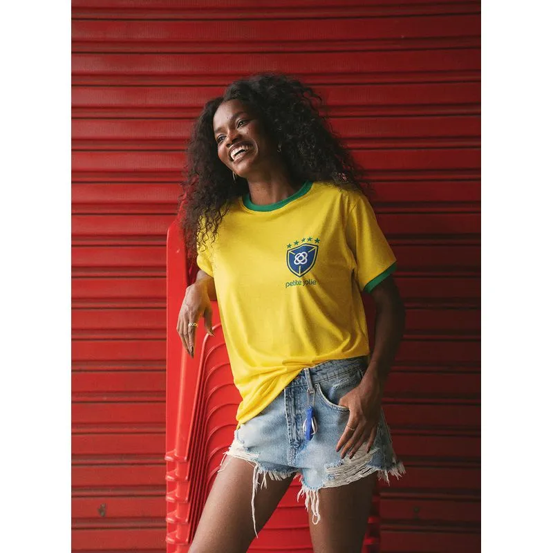 Camiseta Petite Jolie Brasil Core TINS0049 GG