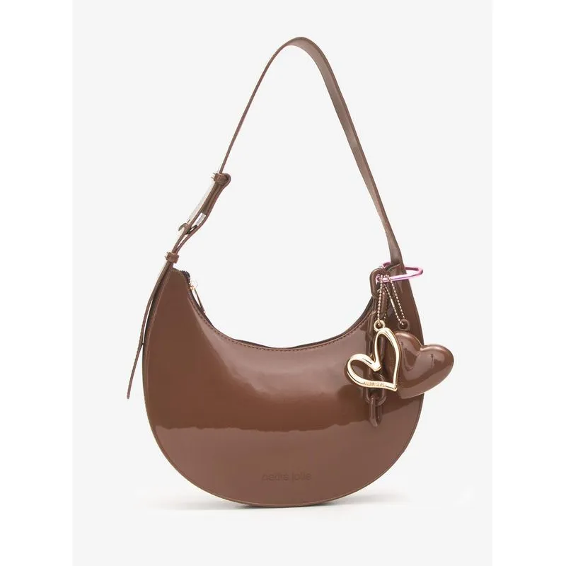 Bolsa Petite Jolie Moon Chocolate/Ouro PJ11327