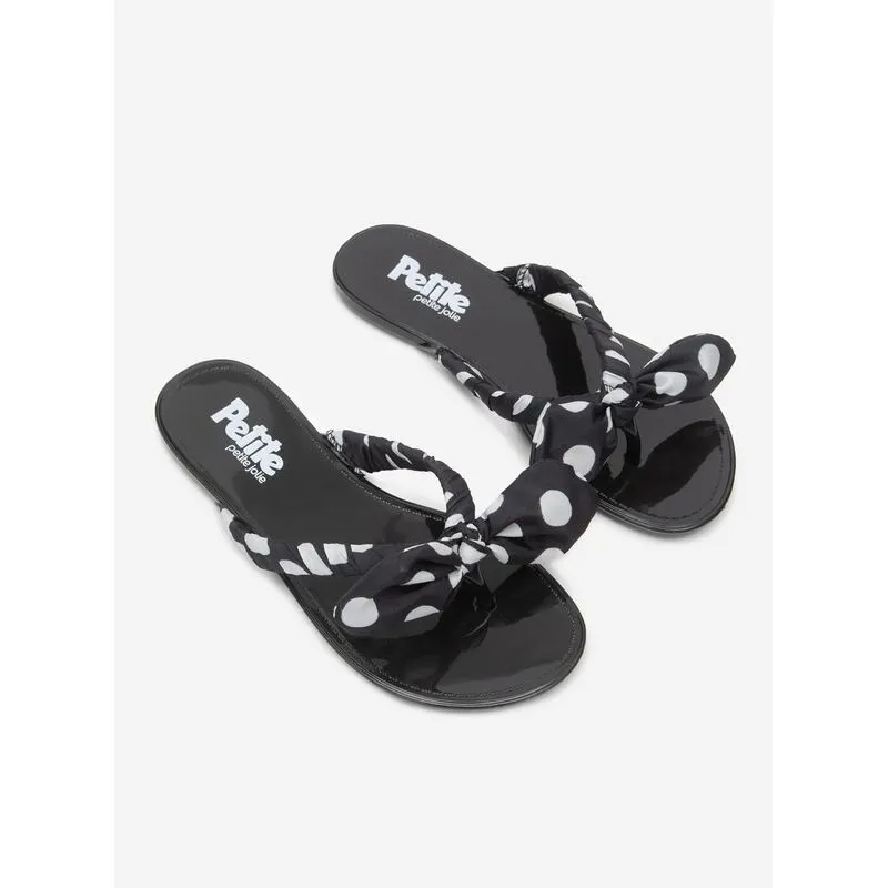 Chinelo Infantil Petite Jolie Lucky In Preto PJ5071IN 25