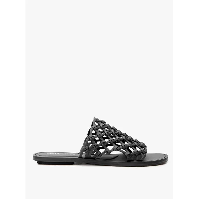 Chinelo Petite Jolie Lebon Flat Preto PJ7863 38
